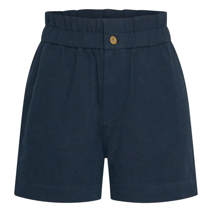 Pantalones cortos de algodón Leon | Azul Marino- Imagen del producto n°0