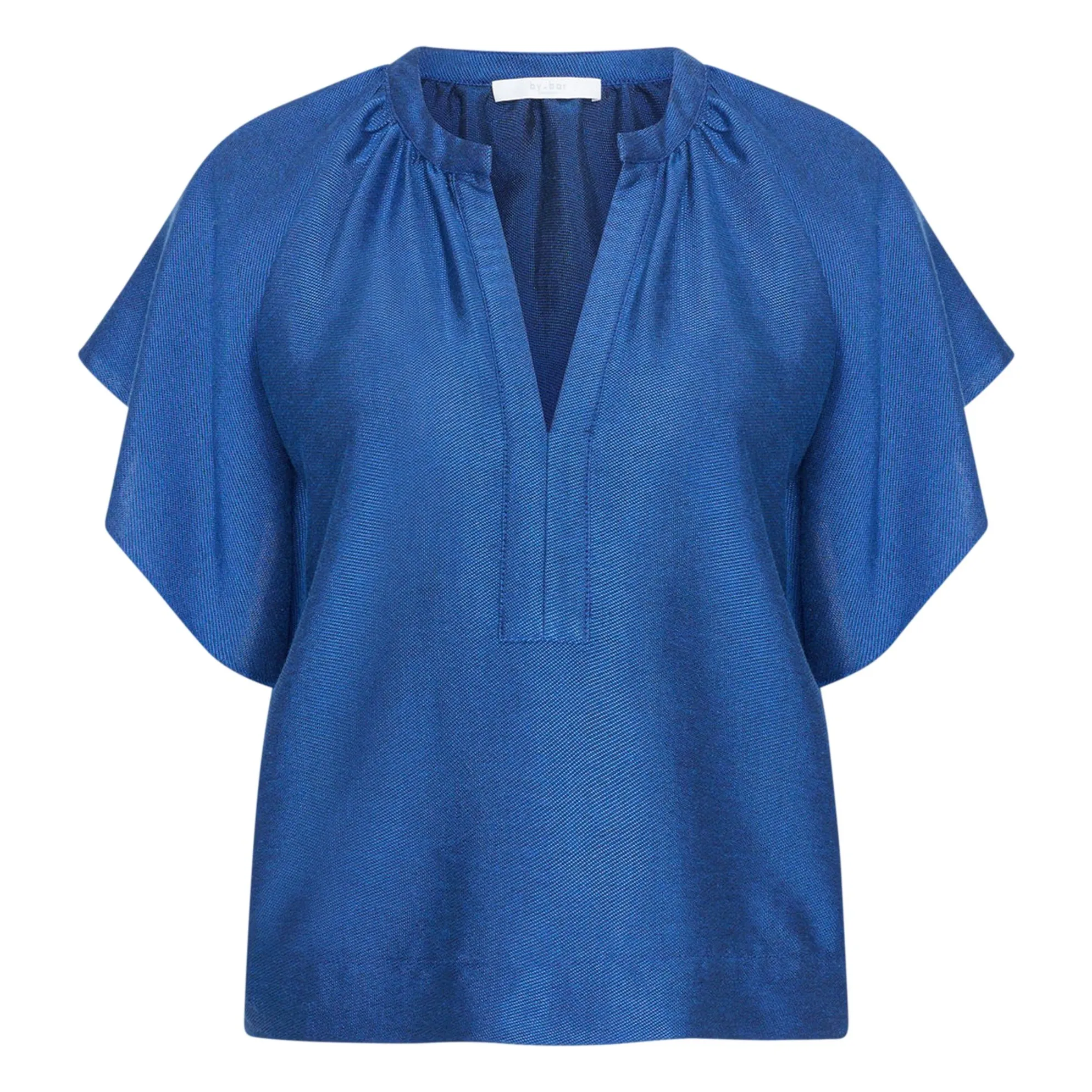 Blouse Vina Gloss | Bleu roi- Image produit n°0