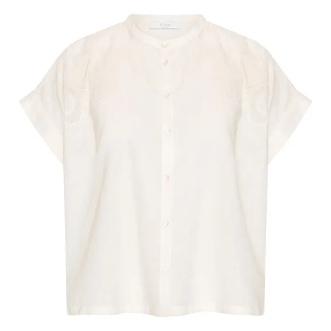 Blouse Ally Coton Bio | Blanc