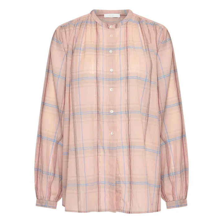 Blusa de algodón ecológico Nyka | Rosa empolvado- Imagen del producto n°0