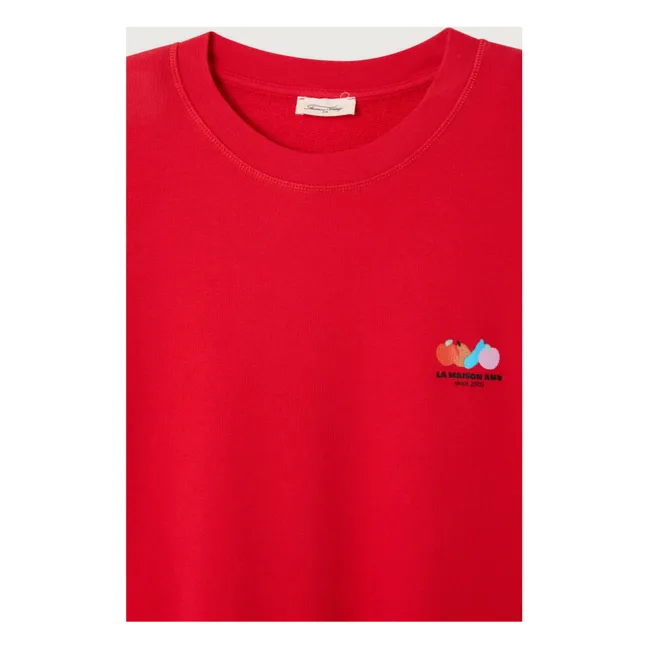 Sweat Atubay Coton | Rouge tomate