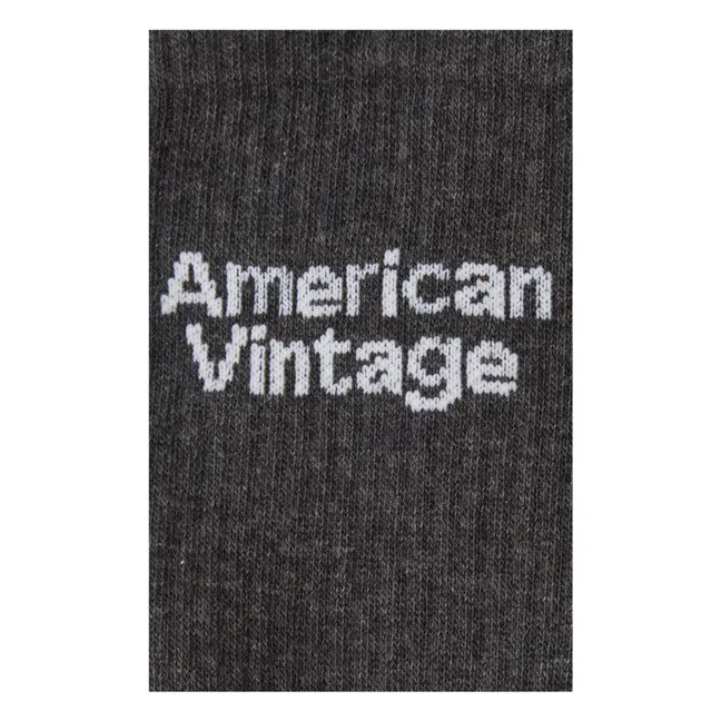 Chaussettes Clypsun Coton | Gris anthracite