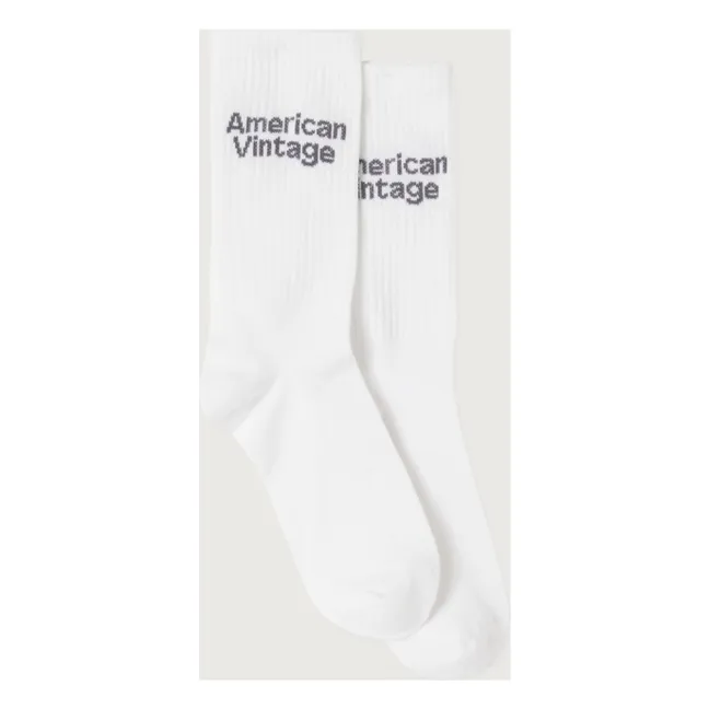 Chaussettes Clypsun Coton | Blanc