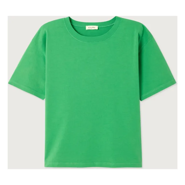 T-shirt Fizvalley Coton | vert palmier