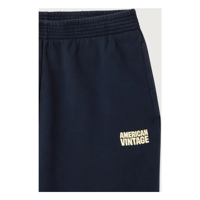 Jogger Plizzy Coton | Bleu marine