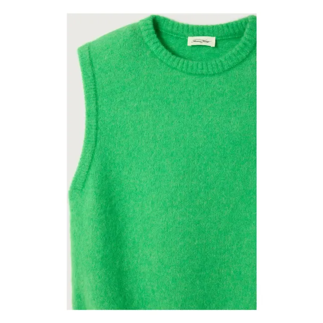 Jersey sin mangas de lana Vitow | Verde