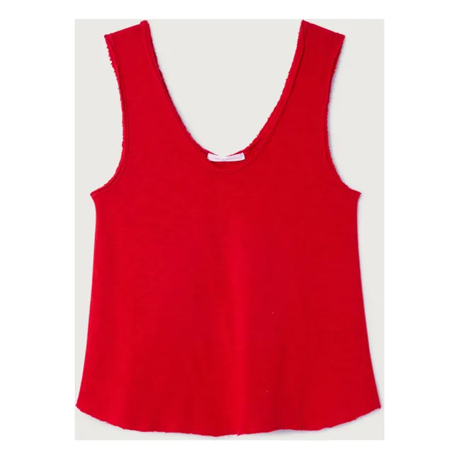 Camiseta de algodón Sonoma | Rojo Tomate