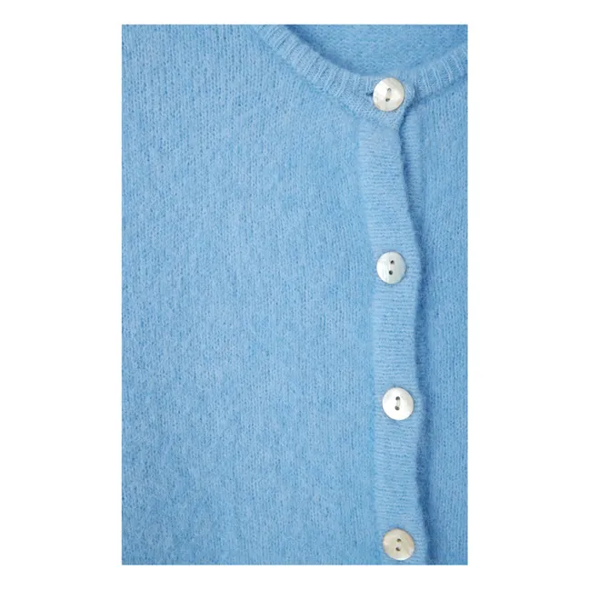Gilet Vitow Alpaga et Laine | Bleu ciel