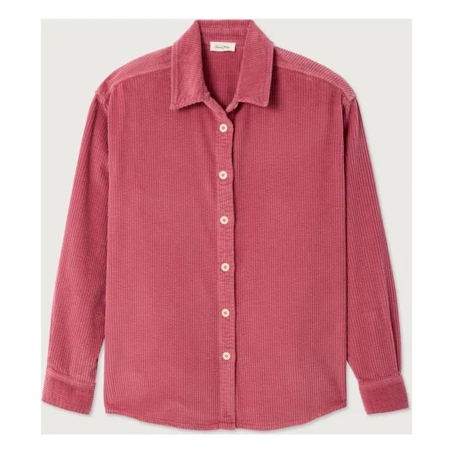 Sur-Chemise Velours Côtelé Padow | Bois de rose