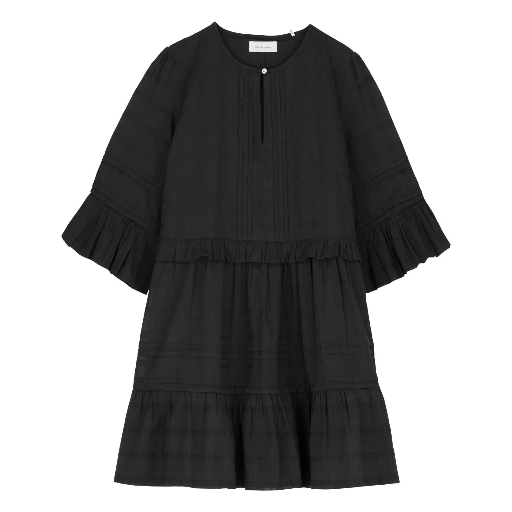 Skall Studio Black Fiore Cotton Dress