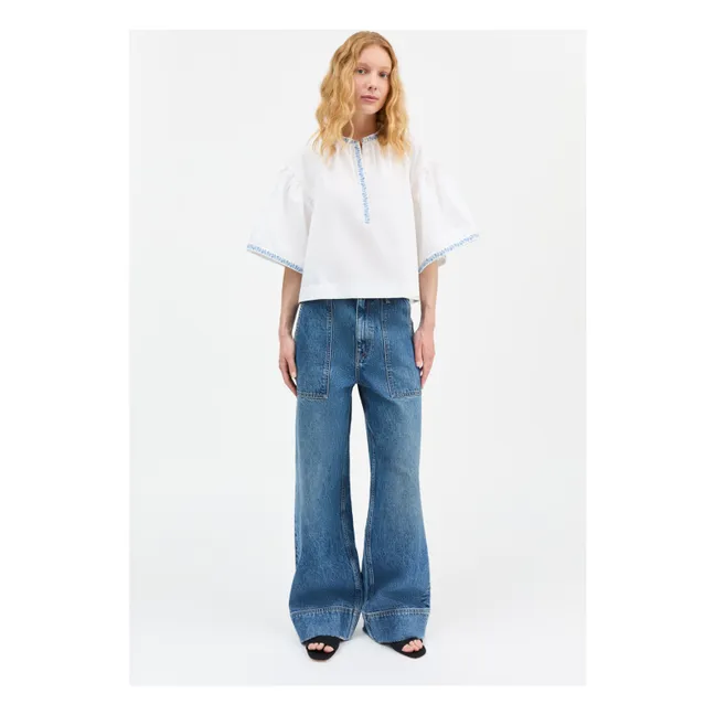 Blusa Bonne Coton | Blanco