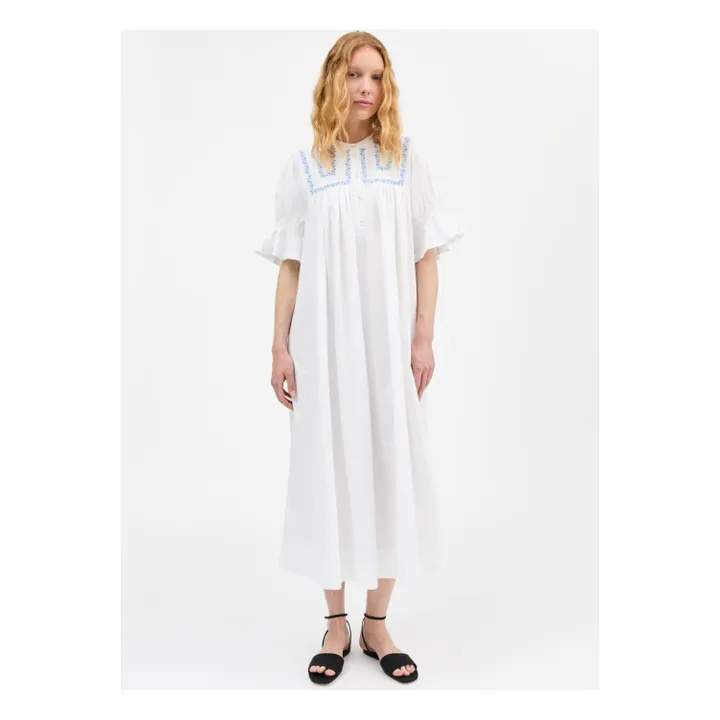 Vestido Bonne Coton | Blanco- Imagen del producto n°0