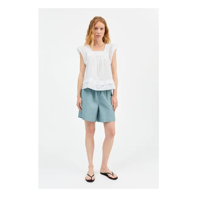 Short Edgar Coton | Bleu