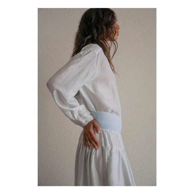 Chemise Man Pongé de Soie | Bleu Clair