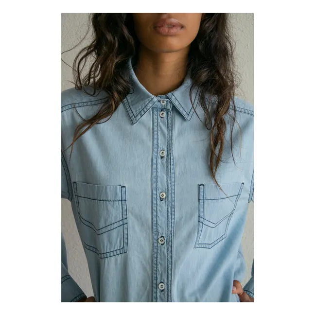 Chemise Love Light Denim | Bleu