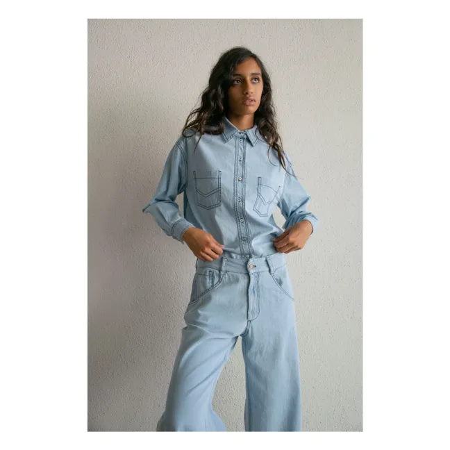 Chemise Love Light Denim | Bleu