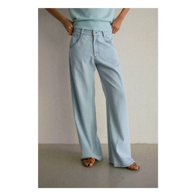 Pantalon Zeynep Baggy | Bleu