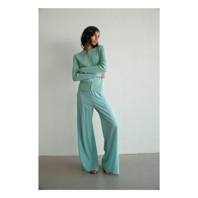 Pantalon Jazzdancer Soie | Vert d'eau