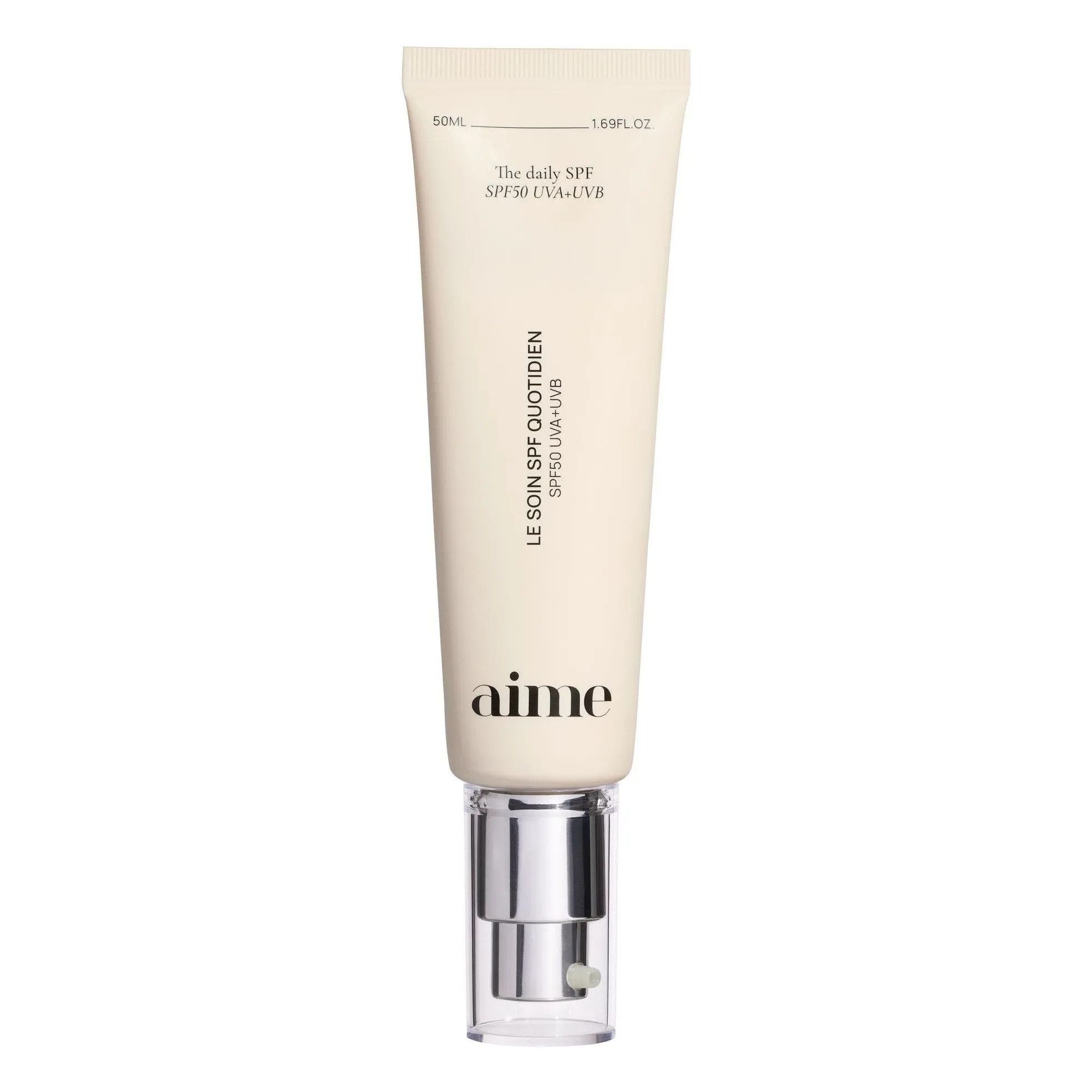 Aime Untinted Le Soin Spf Quotidien, Spf50 Uva+Uvb - 50Ml