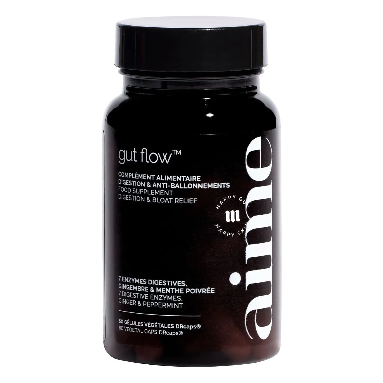 Aime Untinted Gut Flow Dietary Supplement - 60 Capsules