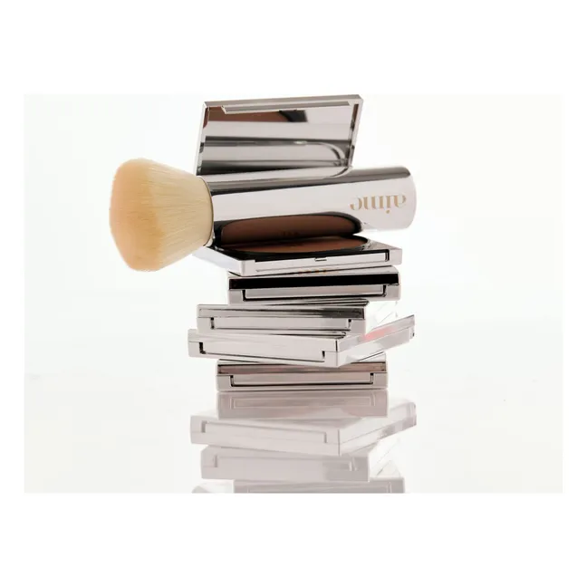 Brocha para maquillaje | Blanco