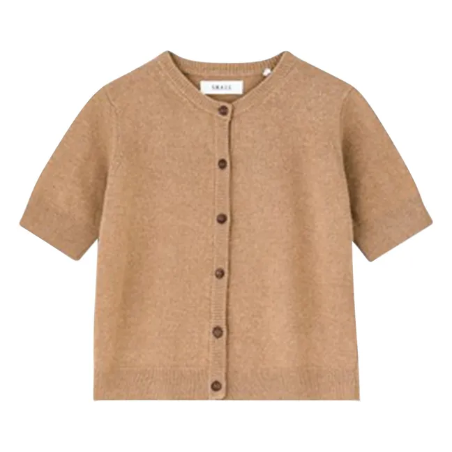 Cárdigan de lana Diana | Camel