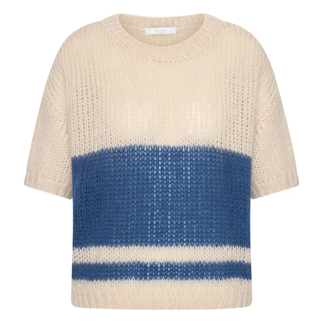 Nino Stripes Sweater | Navy blue