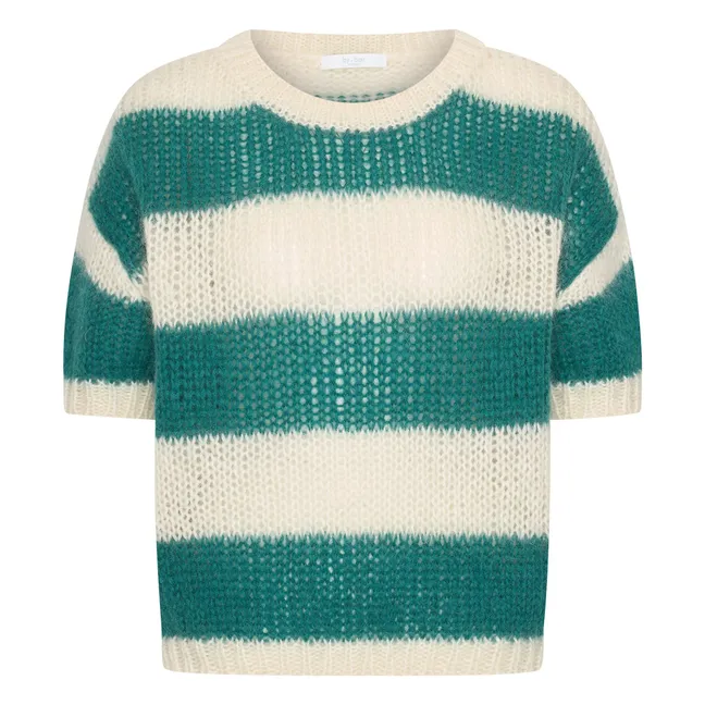 Pull Rayures Nino Astro | Bleu canard