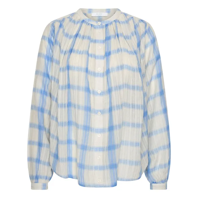 Blouse Nyka Coton | Bleu