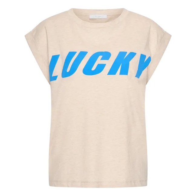 T-shirt Lucky Tobi Coton Bio | Bleu nuit