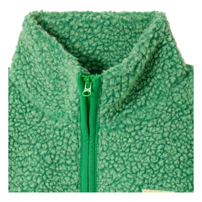 Chaqueta Sherpa de fibra reciclada Hoktown | Verde