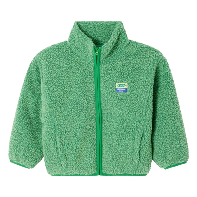 Hoktown Recycled Fiber Sherpa Jacket | Green
