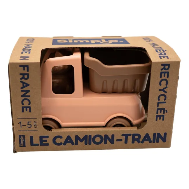 Camion benne | Rose pêche