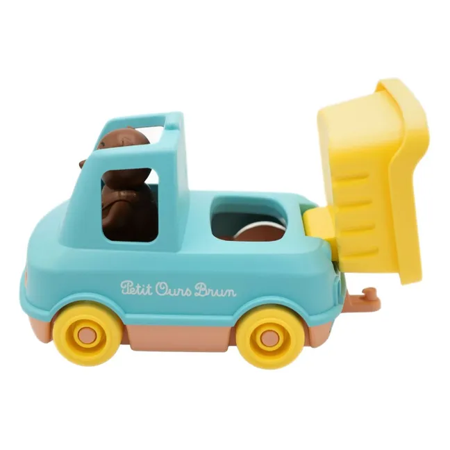 Dump truck - Single x Little Brown Bear | Blue