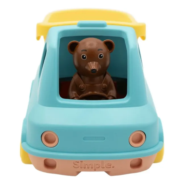 Dump truck - Single x Little Brown Bear | Blue