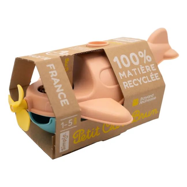 Bath floatplane - Single x Little Brown Bear | Peach