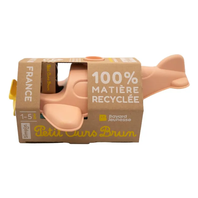 Bath floatplane - Single x Little Brown Bear | Peach