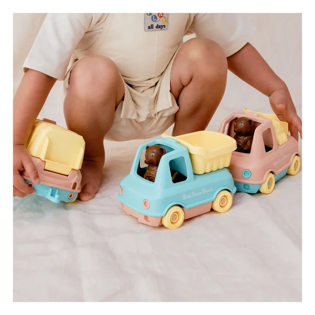 Dump truck - Single x Little Brown Bear | Blue