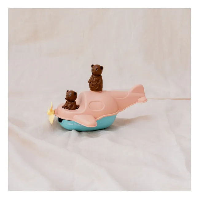Bath floatplane - Single x Little Brown Bear | Peach