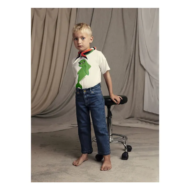 Conjunto de camiseta y pantalón corto Dolphin de algodón ecológico | Verde