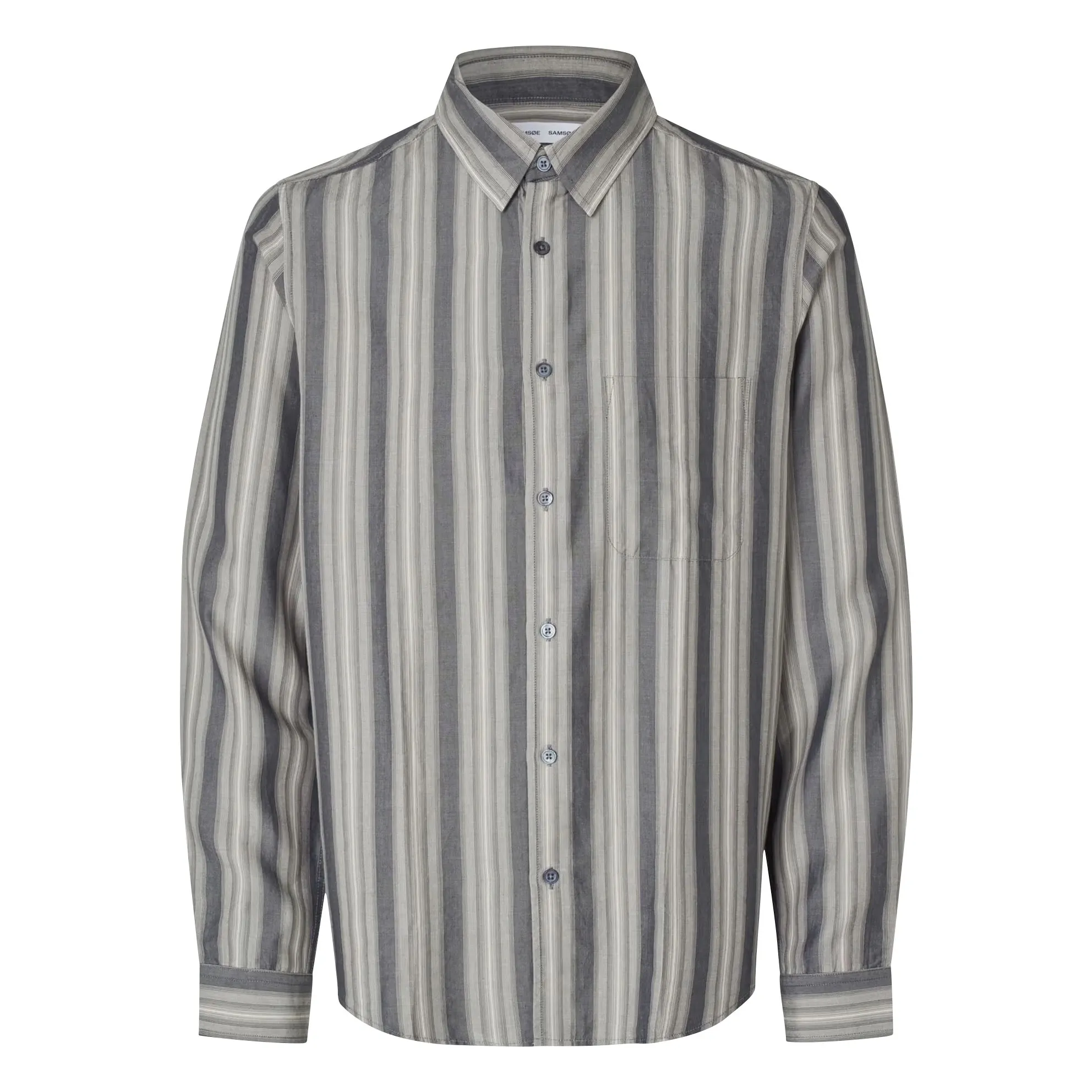 Samsoe Samsoe Grey-Green Sayan Shirt