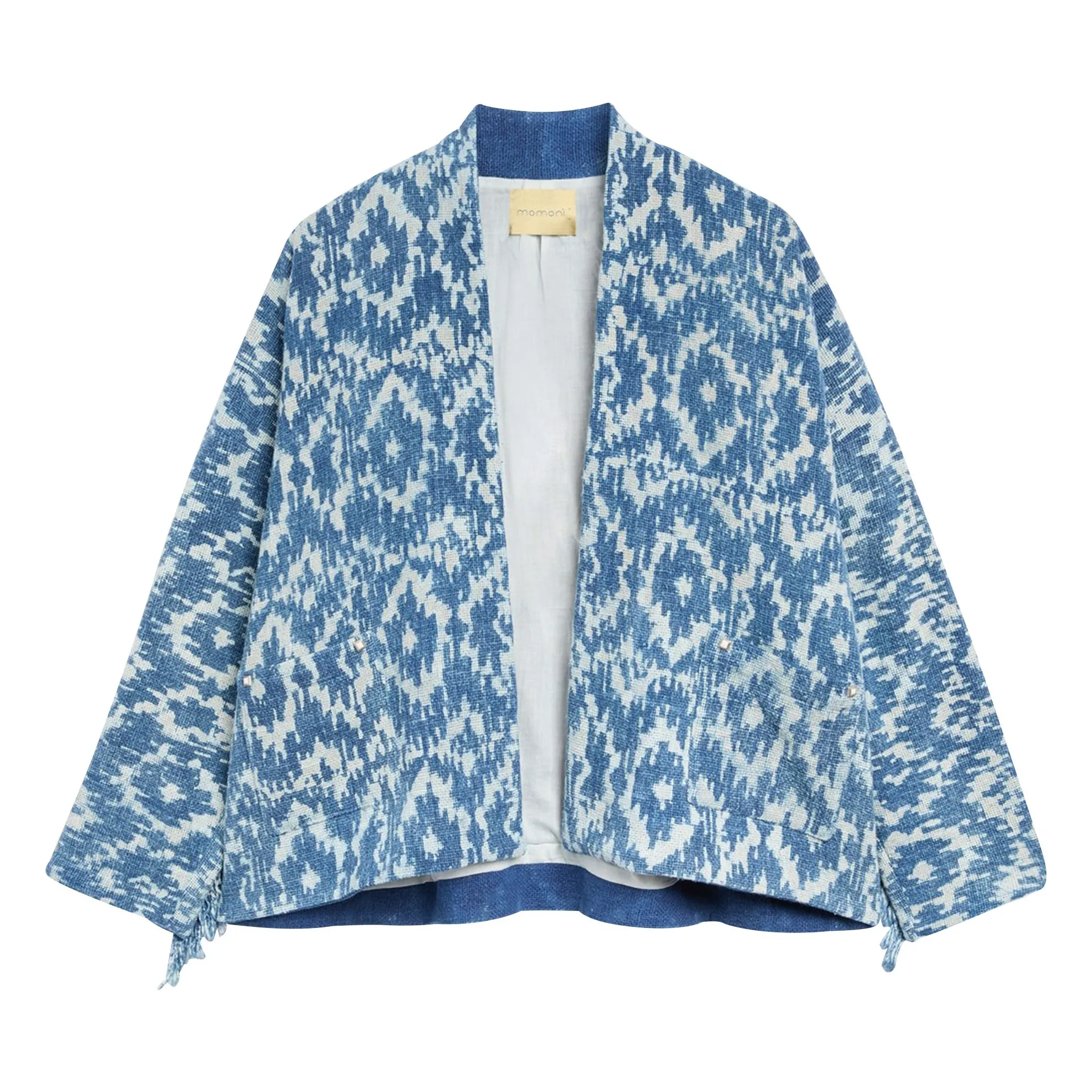 Momoni Blue Ara Cotton Jacket