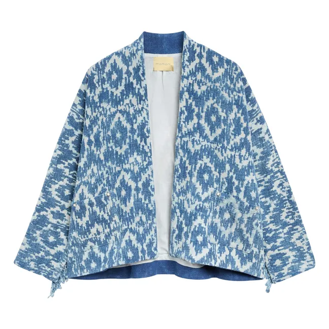 Ara Cotton Jacket | Blue