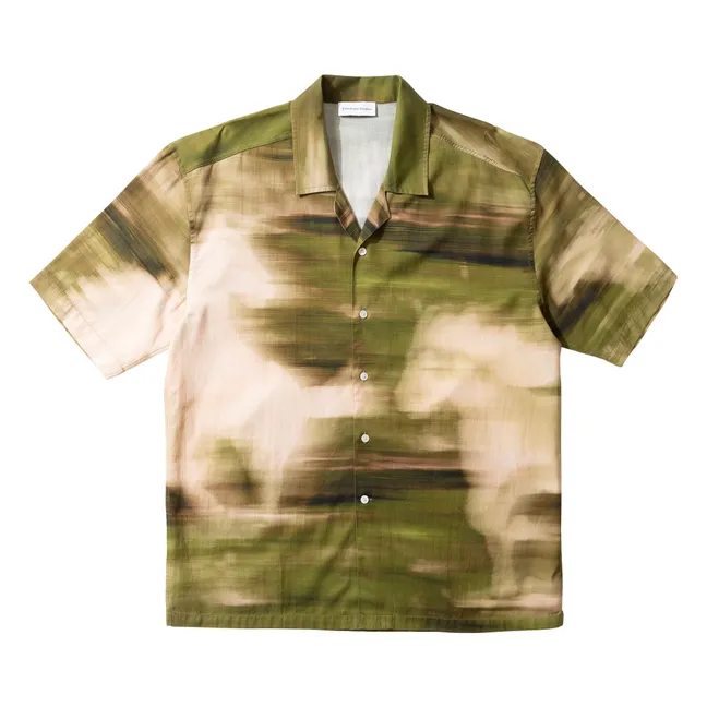 Camiseta de manga corta Wild Run | Verde bosque