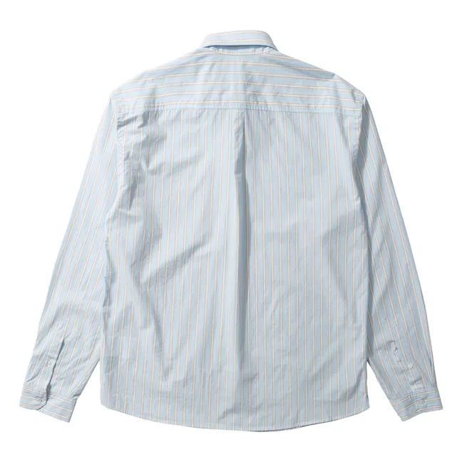 Camisa de rayas  | Azul Cielo
