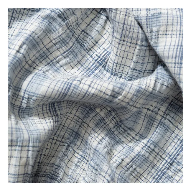 Chemise Carreaux | Bleu Clair