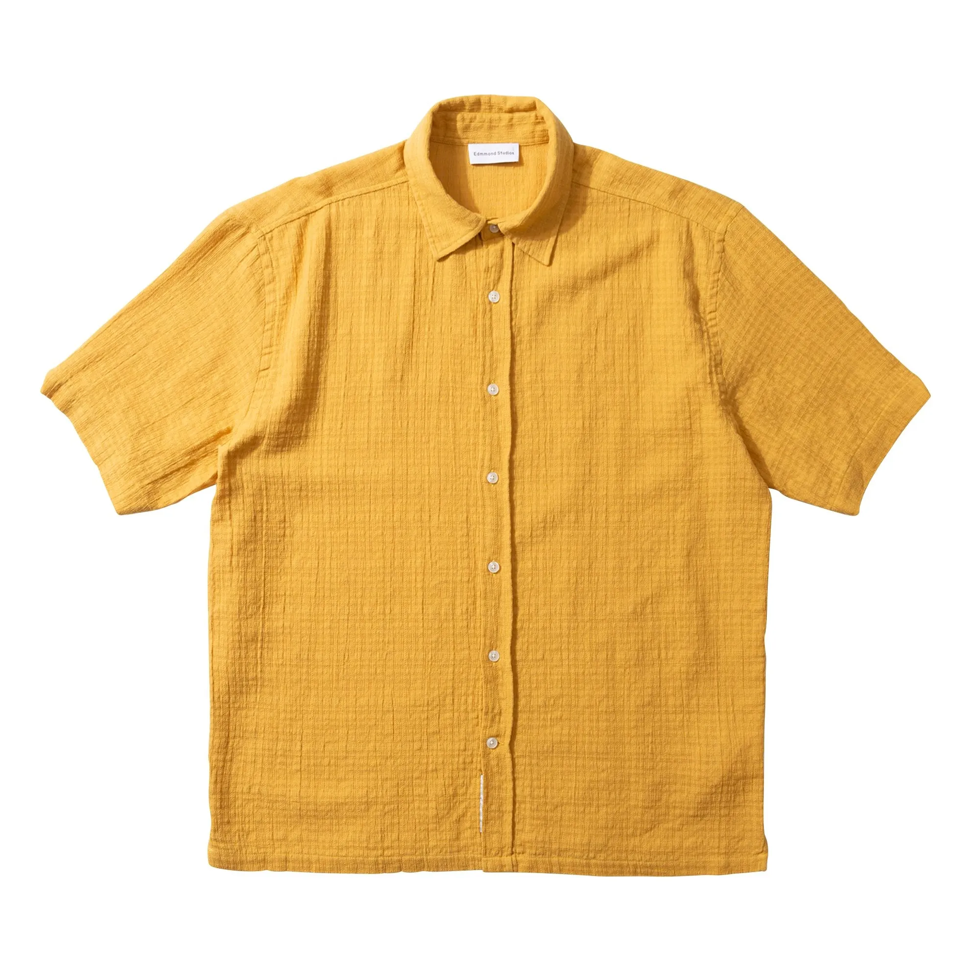 Edmmond Studios Mustard Straw Land Short-Sleeve Shirt