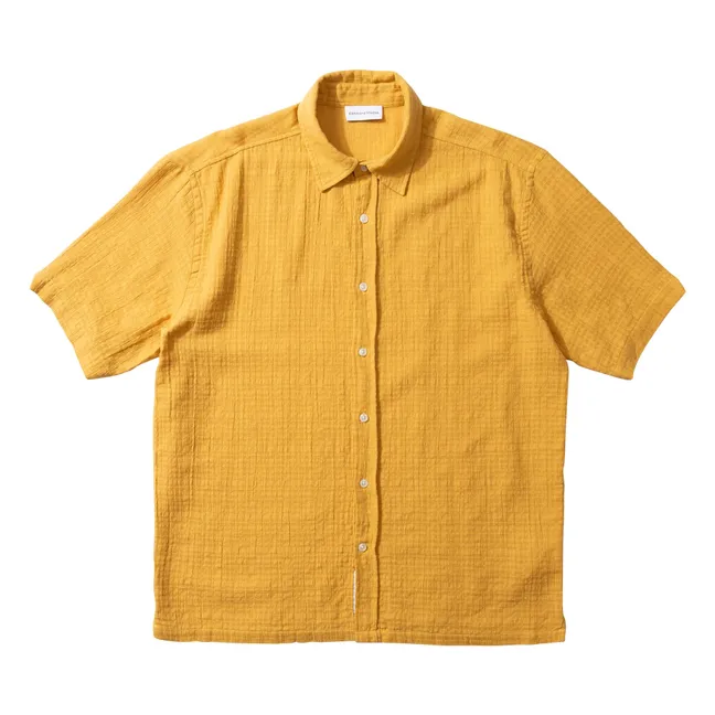 Camisa de manga corta Straw Land | Amarillo Mostaza