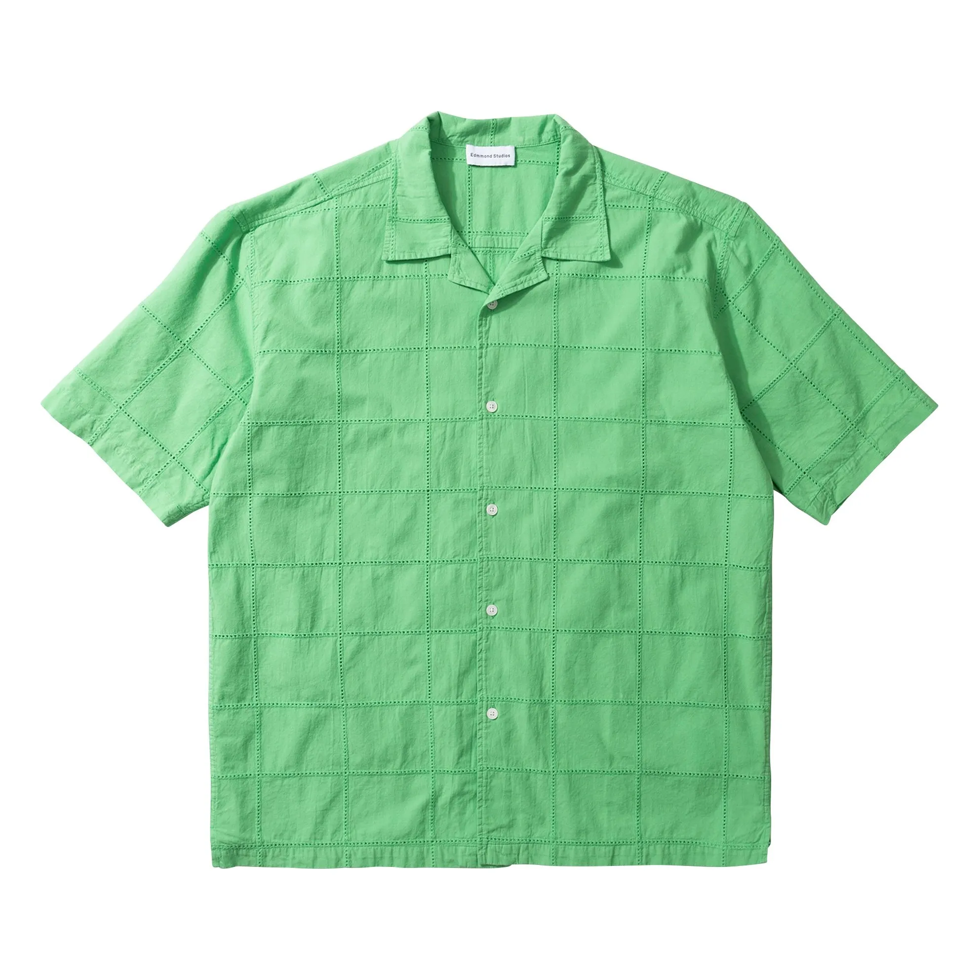 Edmmond Studios Green Freedom Short Sleeve Shirt