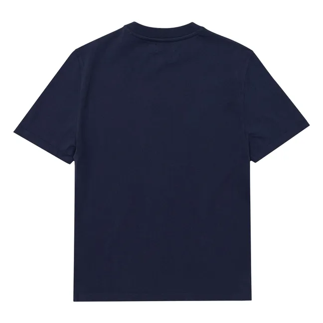 T-shirt Coton Cassette | Bleu foncé